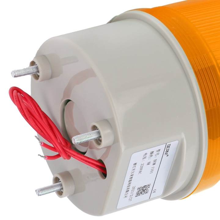 PHARE SIGNALISATION LANTERNE D'AVERTISSEMENT BARRE LED JAUNE LED AC 220V BEM-1101