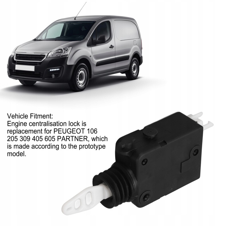 SERVOMOTEUR SERRURE COUVERCLES COUVERCLES DE COFFRE 6615.02 REMPLACEMENT SERRURE CENTRAL 2G