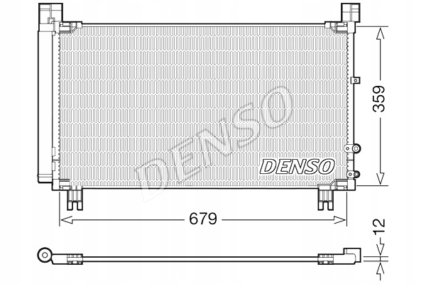 DENSO CONDENSADOR DE ACONDICIONADOR LEXUS IS 3 2.5 04.13- 