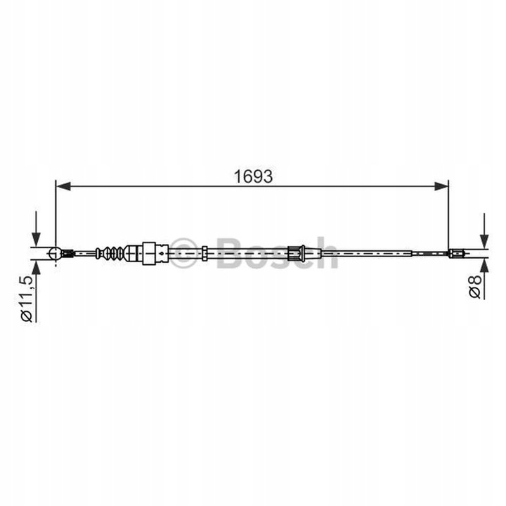 CIEGLO, HAMULEC AUTONOMOUS BOSCH 1 987 477 698 