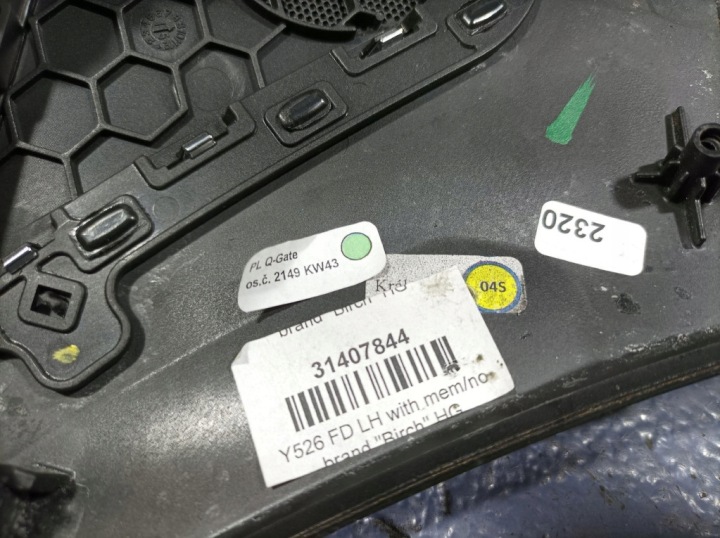 VOLVO XC90 II MOULURE DÉCORATIVE DÉCOR PORTES AVANT AVANT GAUCHE 31407844