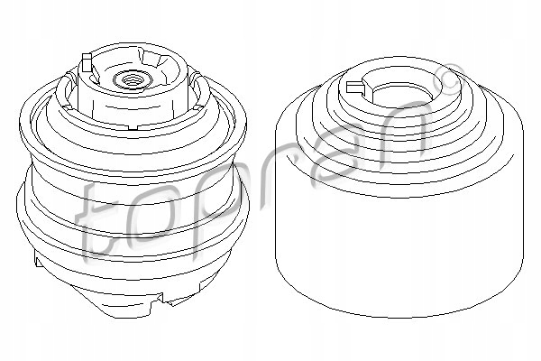 ALMOHADAS DEL MOTOR TOPRAN 401 263 