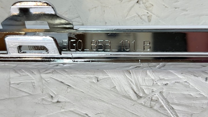 VW GOLF 7 VII 5G0 CHROME MOULURE PARE-CHOCS AVANT 5G0853101B NEUF