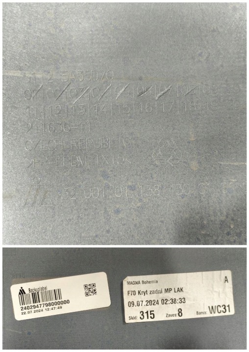 BMW 1 F70 KIT 2024- PARE-CHOCS ARRIÈRE 5A35D70