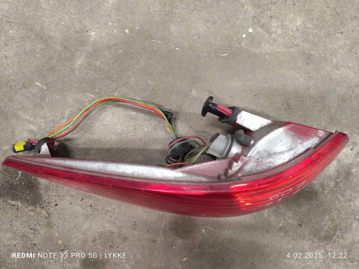 PHARE DROITE ARRIÈRE PEUGEOT 607 (9D, 9U) 2543 25891048 2002