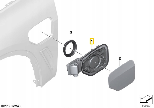 COUVERCLE DOUILLES LADOWANIA BMW X3 G01 09 2018 12 2019 ORIGINAL