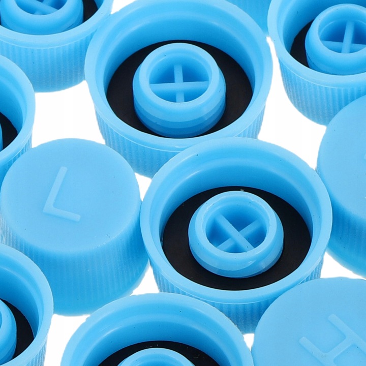 20PCS MULTIPURPOSE AIR CONDITIONING VALVE DUST CAPS FOR CARS SKY-BLUE
