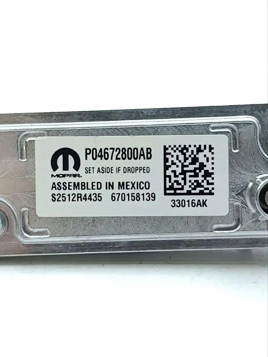 CAMÉRA AVANT JEEP 04672800AB 2022