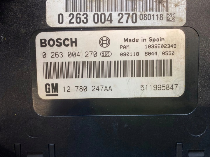 SAAB 9-3 VER2 2008 CONTRÔLEUR MODULE STATIONNEMENT PDC 511995847