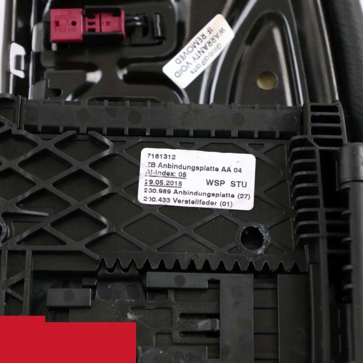 BMW F20 F30 PODPARCIE UD SIÈGES NOIRE CUIR 7295160