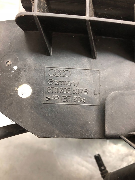 GAUCHE AVANT GLISSIÈRE PHARES LAVE-GLACE A5 12-15 LIFT 8T0805607B 88T0955101D