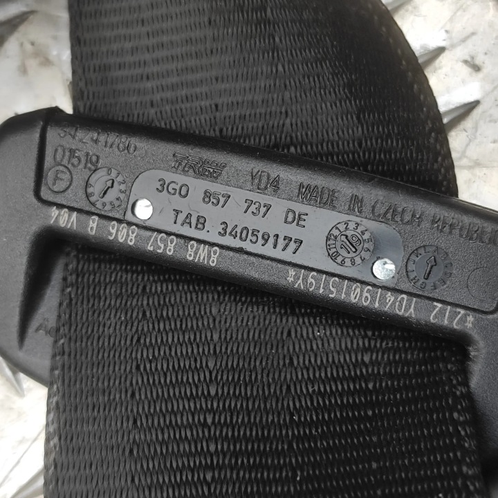 CEINTURE DE SÉCURITÉ ARRIÈRE DROIT AUDI A5 SPORTBACK (F5A) 8W8857806B 34805669