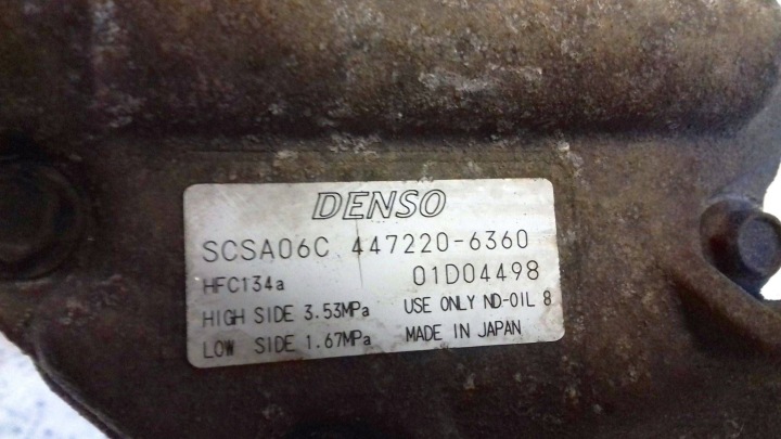 COMPRESSEUR COMPRESSEUR DE CLIMATISATION 4472206360 TOYOTA COROLLA E12 1.4 16V 01-