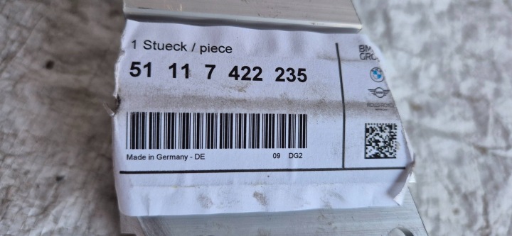 BMW 3 G20 G21 18-25 POIGNÉE SUPPORT ZONES COMPRESSION INFÉRIEURES GAUCHE NEUF ORIGINE