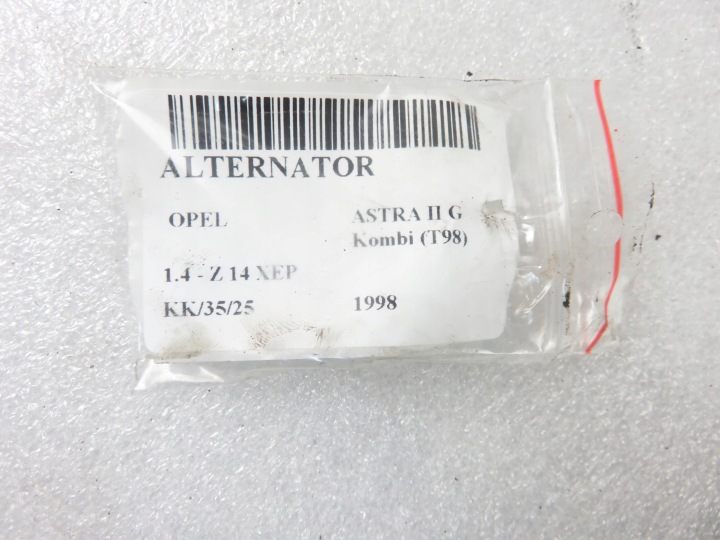 ALTERNATEUR OPEL ASTRA II G 1.4 0123120001 90413760