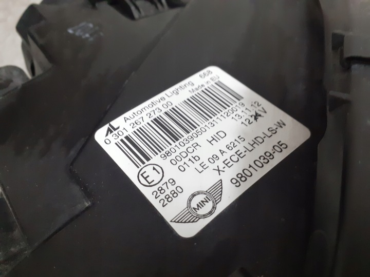 MINI COUNTRYMAN R60 PHARE DROITE GAUCHE AVANT XÉNON COMPLET RONDELLES EUROPE