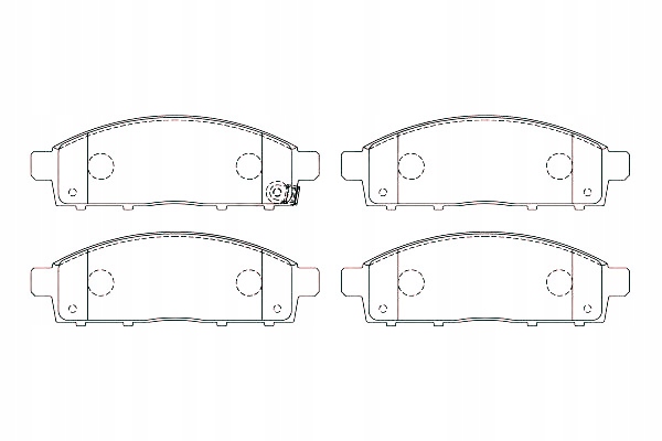 PLAQUETTES FREIN MITSUBISHI GAUCHE 200 2.5 DI-D (KA4T)