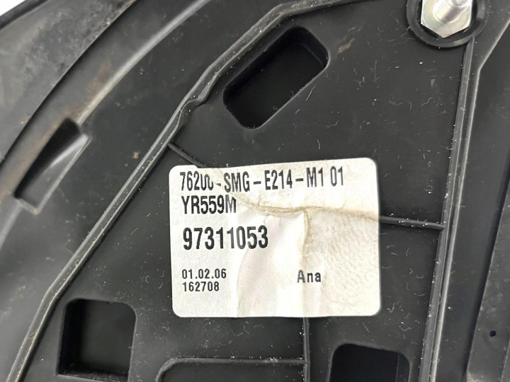 RÉTROVISEUR EXTÉRIEUR DROITE CÔTÉ HONDA CIVIC 8 FK2 2006 76200-SMG-E214-M1