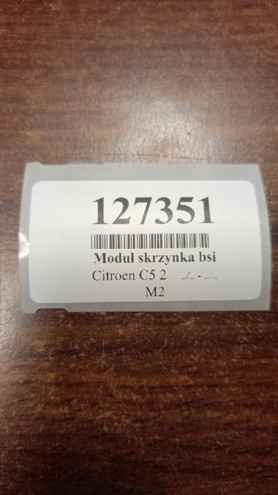 CITROEN C5 II 2.0 HDI MODULE BOÎTE FUSIBLE 9649301680
