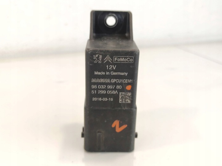 FORD FOCUS MK3 RELAIS BOUGIES INCANDESCENCE 51299058A