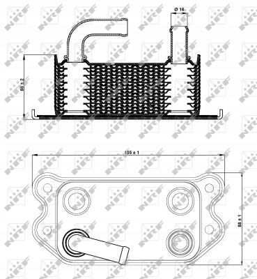 NRF RADIATEUR HUILES VOLVO XC60 08-