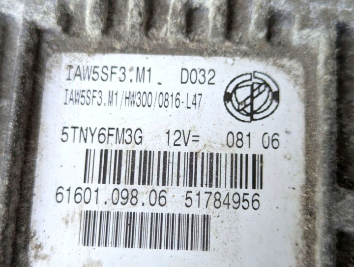 KIT DE DÉMARRAGE FIAT PUNTO 3 GRANDE PUNTO 2006 51784956