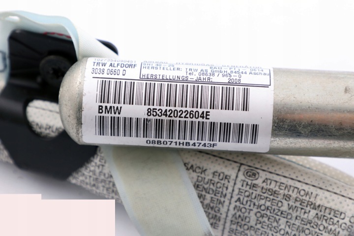 BMW E83 X3 RIDEAU COUSSIN SÉCURITÉ AIRBAG DROITE 3420226