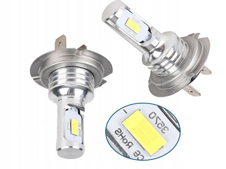 2X LUCES DIODO LUMINOSO LED H4 CSP LIGHT 400% DIRECCIÓN E11 8000LM 