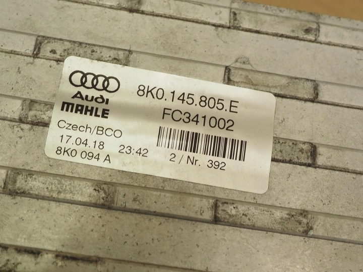 ÉCHANGEUR AIR-AIR AUDI A4 B8 A5 8T Q5 A6 A7 8K0145805E