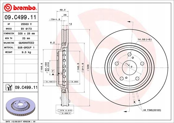 DISCOS I ZAPATAS PARTE DELANTERA BREMBO LEXUS TOYOTA 