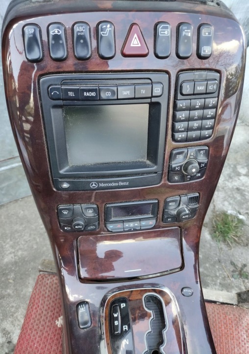 PANNEAU BOIS CONSOLES DISTRONIC MERCEDES CL W215