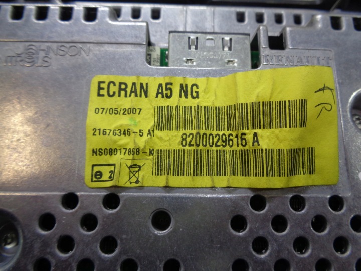 ÉCRAN MONITEUR 8200285178 RENAULT LAGUNA II LIFT HAYON 05-
