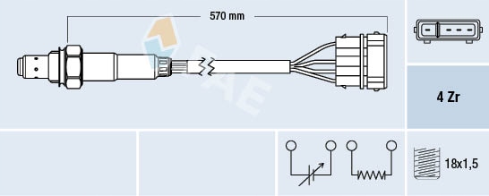 FAE 77239 SONDA LAMBDA 