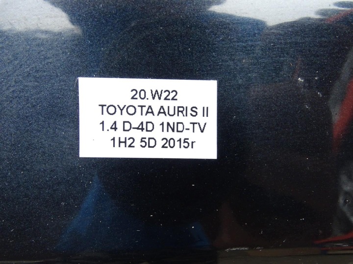 PORTES DROIT ARRIÈRE DROIT ARRIÈRE PEINTURE 1H2 TOYOTA AURIS II E18 HAYON 12-18R