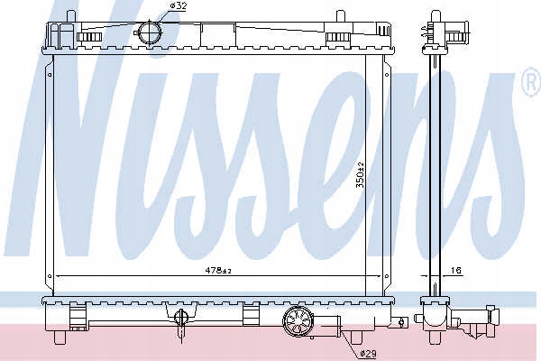 RADIATEUR EAU 646859 NIS