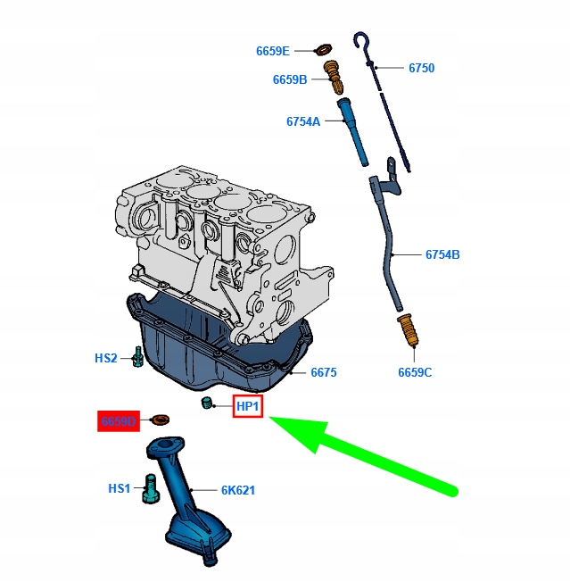 BOUCHON CUVETTES HUILEUSE MOTEUR FORD KA MK2 1550024 ORIGINAL