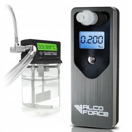 ALCOHOLÍMETRO ELECTROQUÍMICO ALCOFORCE EVO +1 AÑO CALIBRADO SIN LIMITU 