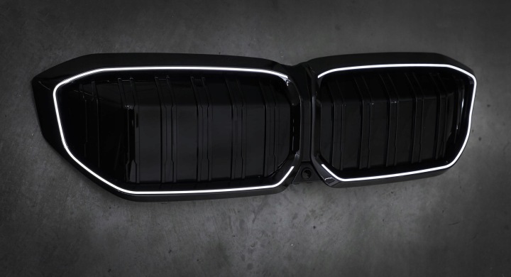 DIODE CALANDRE GRILLE GRILLES BMW I3 22-23 NOIR BRILLANT 2 ZEBRA