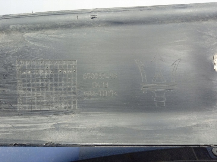 MASERATI LEVANTE ADMISSION GUIDE D'AIR PROTECTION 670033498