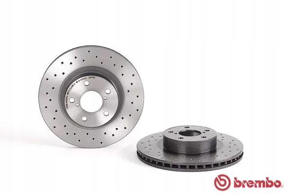 BREMBO 09.5674.2X DISCO DE FRENADO PARTE DELANTERA XTRA SUBARU FORESTER 