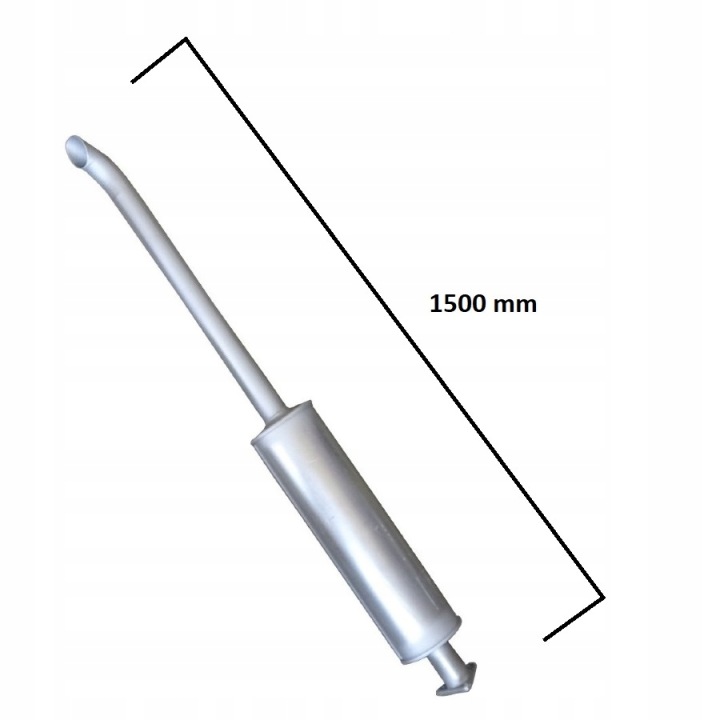 SILENCIEUX 1500MM 7KG ZETOR ANDORIA