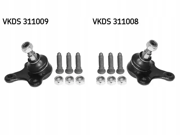 SKF VKDS 311009 AXLE SWIVEL ATTACHMENT / PROWADZACY + SKF VKDS 311008 AXLE SWIVEL ATTACHMENT / PROWADZACY photo 1 - milautoparts-fr.ukrlive.com