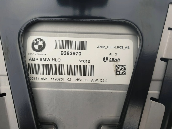 BMW F36 HAUT-PARLEURS HIFI AMPLIFICATEUR 9383970