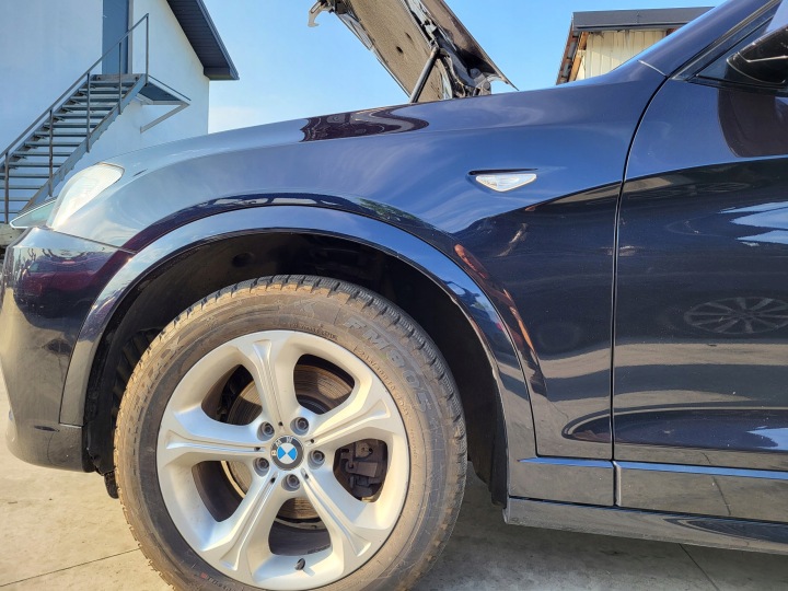 BMW X3 F25 13R AILE AVANT GAUCHE AVANT 416 CARBONE SCHWARZ METALLIC