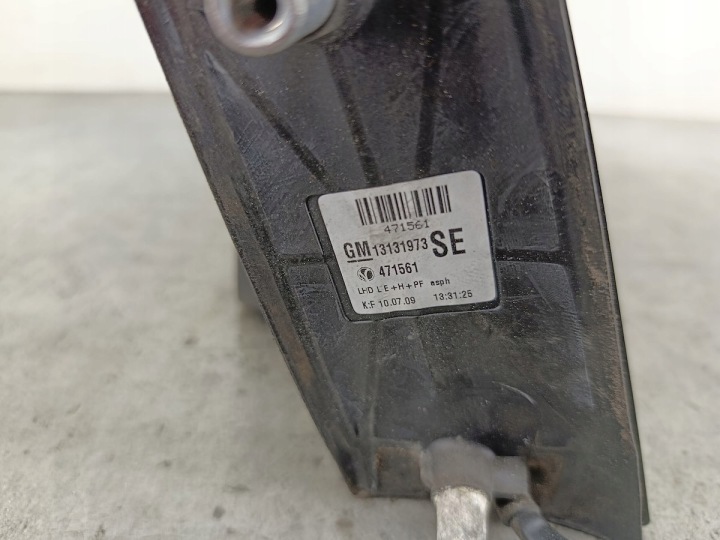 RÉTROVISEUR GAUCHE OPEL ZAFIRA B 13131973 Z20R