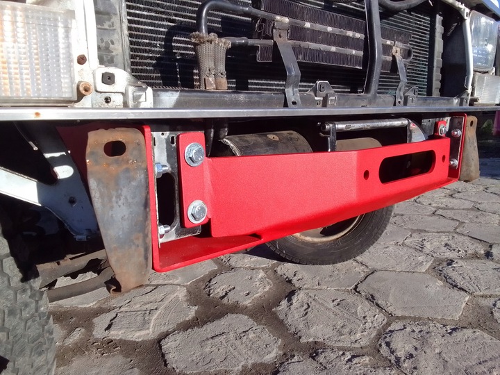 PLACA WYCIAGARKI ZA PARAGOLPES + DODATKI JEEP XJ MJ 