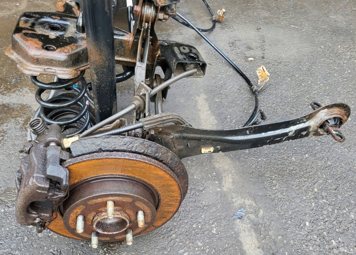 SUSPENSION ARRIÈRE COMPLET FILTRE CARBONIQUE CHÂSSIS BRAS DE SUSPENSION FORD FOCUS III MK3 3