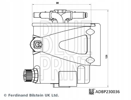 FILTRE CARBURANTS BLUE PRINT ADBP230036