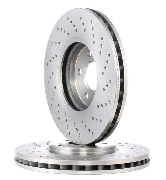 2 CV DISQUES FREIN RIDEX 82B1139 AVANT CONVIENT VERS MERCEDES-BENZ 330MM