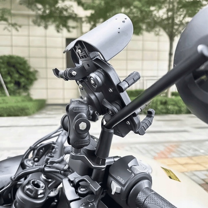 POIGNÉE MOTOCYCLETTE SUR TÉLÉPHONE MC39 ANTYWIBRACYJNY CHARGEMENT USB-C